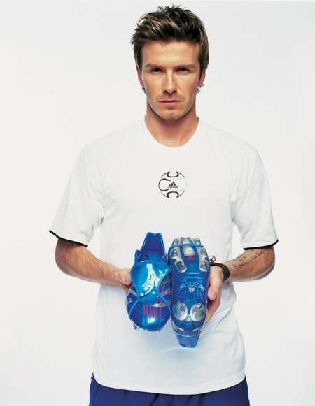 David Beckham en zijn Predator-laarzen