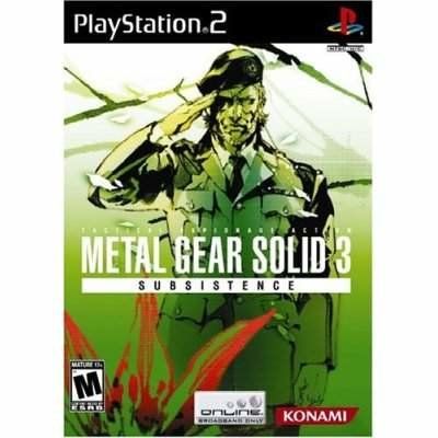Metal Gear Solid 3: Subsistence - PS2