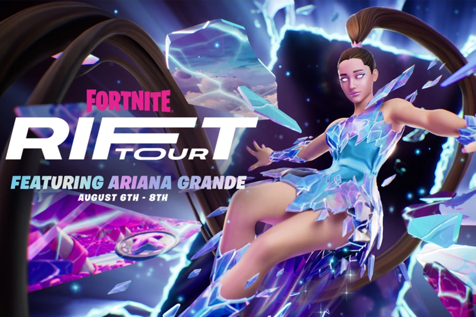 Como assistir ao show Fortnite de Ariana Grande: horários do show do Rift Tour
