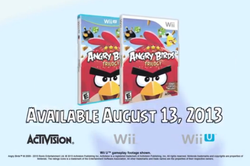 Angry Birds Trilogy llegará para Wii y Wii U en agosto