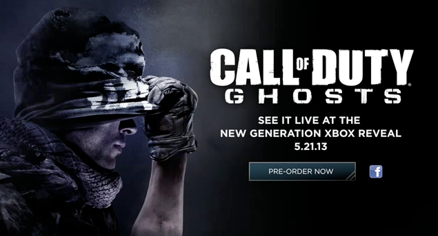 Activision stelt Call of Duty: Ghosts release voor 5 november, nu beschikbaar voor pre-order