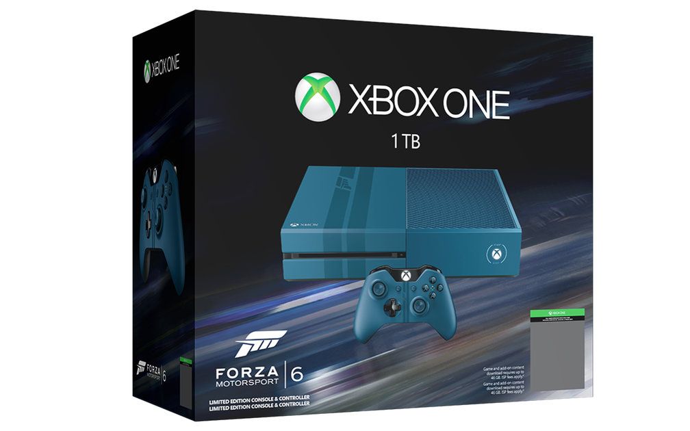 Ovo je konzola Xbox One Forza Motorsport 6 Limited Edition, spremna za predbilježbu