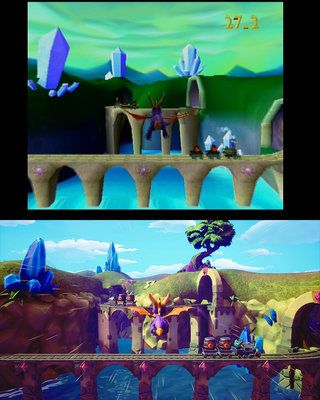 Spyro pirms un pēc 2. attēla