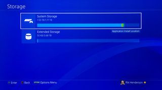 Immagine del disco rigido esterno PS4 9