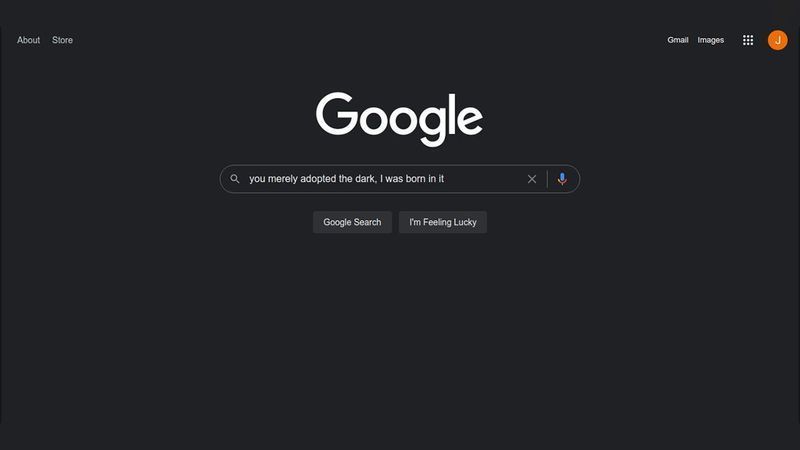 Google.com tumšais režīms