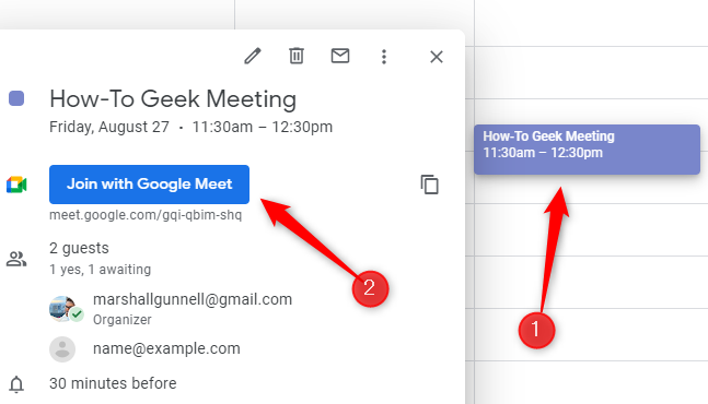 Pridružite se sestanku Google Meet.