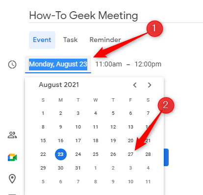 Določite datum za sestanek