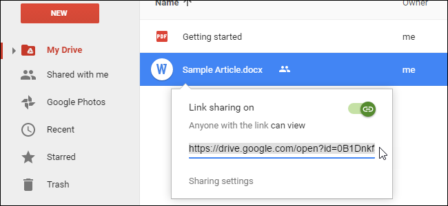 كيفية تحديث ملف مشترك في Google Drive دون تغيير الرابط القابل للمشاركة