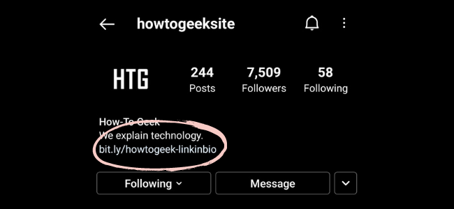 Instagram profil HowtoGeek
