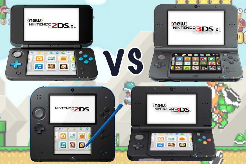 Nintendo 2DS XL vs 2DS vs 3DS vs 3DS XL: Kāda ir atšķirība?