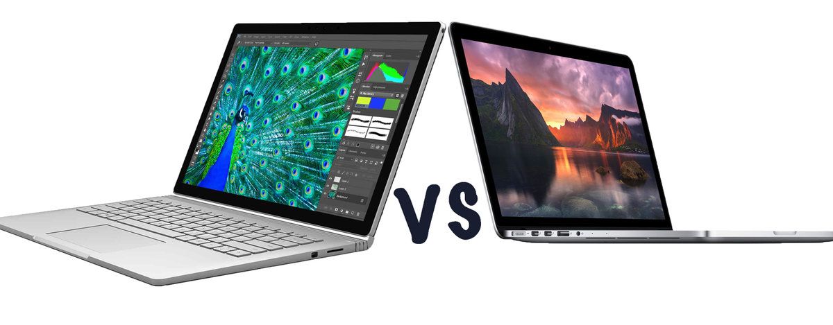 Microsoft Surface Book vs Apple MacBook Pro s displejem Retina: Jaký je rozdíl?