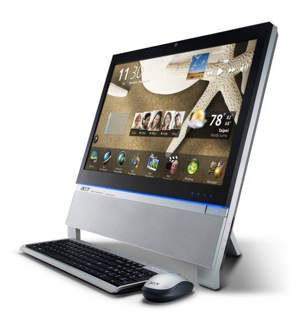 Acer Aspire Z5761: Многофункционален компютър със сензорен екран
