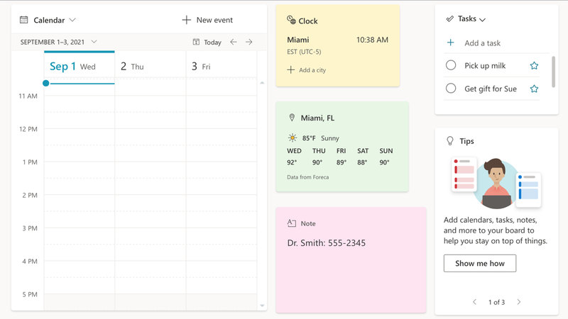 So verwenden Sie die Board-Ansicht im Microsoft Outlook-Kalender
