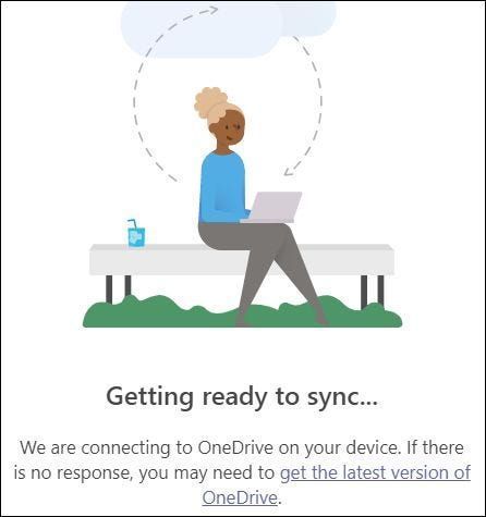 Ο πίνακας που δείχνει τις ομάδες συνδέεται στο OneDrive.