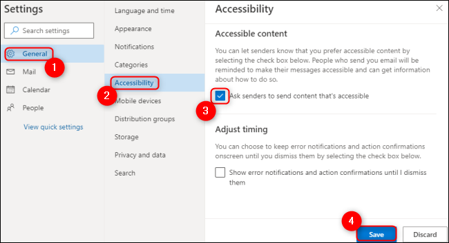 Nagbibigay ang Microsoft Outlook ng Naa-access na Nilalaman