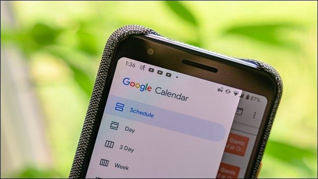 Google Pixel 3a Calendar Logo Mobile