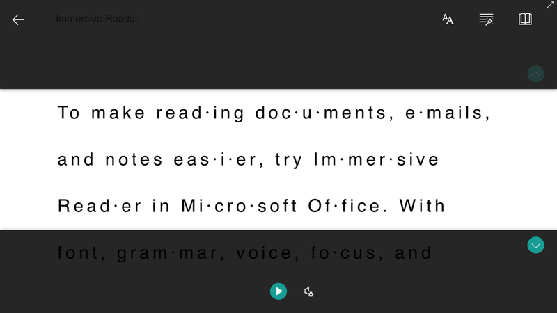 كيفية استخدام القارئ الشامل في Microsoft Word و Outlook و OneNote