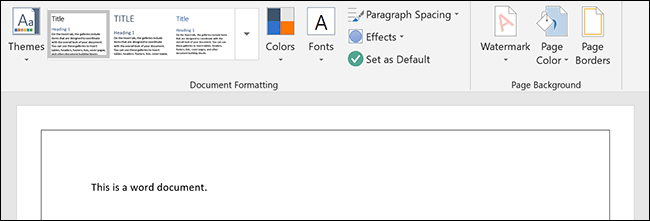 Sempadan halaman digunakan pada dokumen Microsoft Word