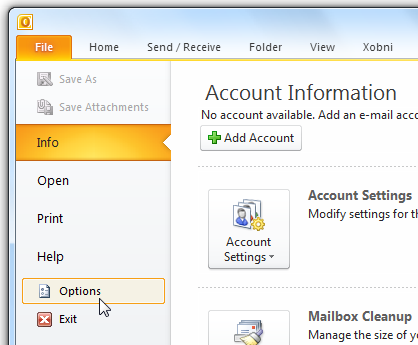 جدولة الإرسال والاستقبال التلقائي في Microsoft Outlook