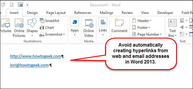 Bagaimana untuk Melumpuhkan Hiperpautan dalam Microsoft Word