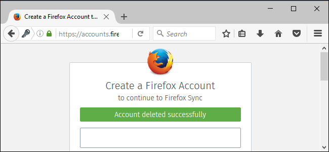 Как да изтриете акаунта си в Firefox