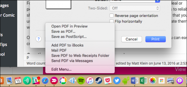 Kako stvoriti PDF datoteku na Macu