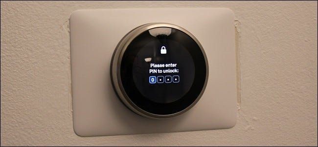 Kaip užrakinti „Nest“ termostatą PIN kodu