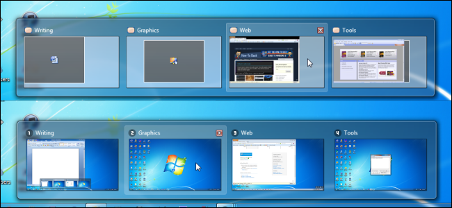 Die besten kostenlosen Programme für die Verwendung virtueller Desktops in Windows