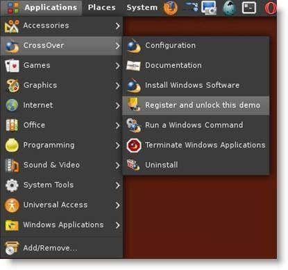 ubuntu registra sblocco demo