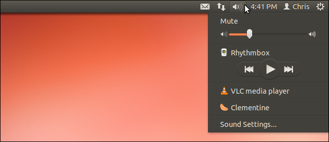 Ako odstrániť prehrávače médií z ponuky zvuku Ubuntu a pridať svoje vlastné