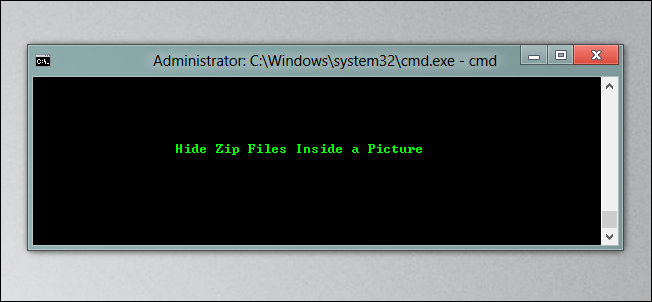 Cara Menyembunyikan Fail Zip Di Dalam Gambar Tanpa Perisian Tambahan dalam Windows