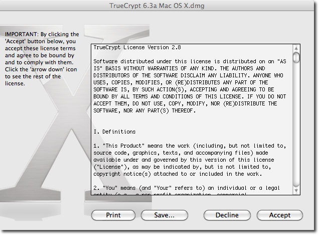 Memulai dengan Enkripsi Drive TrueCrypt di Mac OS X