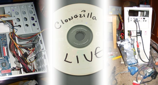 Как да архивирате и възкресявате мъртъв или умиращ системен диск с Clonezilla