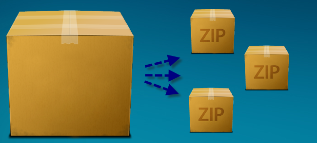 Как загрузить действительно большие файлы в SkyDrive, Dropbox или по электронной почте