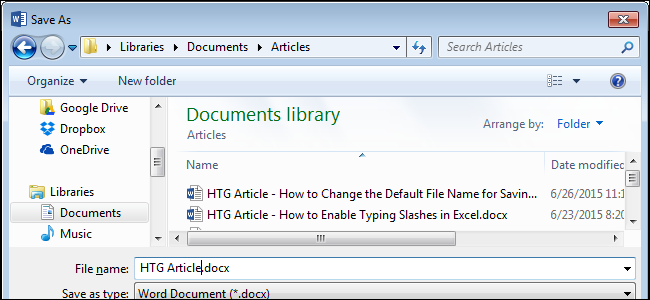 Kā mainīt noklusējuma faila nosaukumu, kas tiek izmantots, saglabājot Word dokumentus