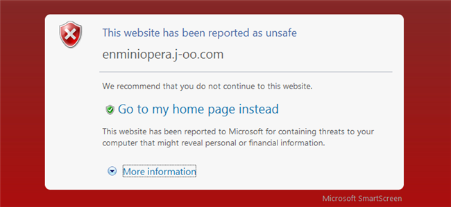 Как да докладвате за злонамерен уебсайт към филтъра SmartScreen в Internet Explorer 9