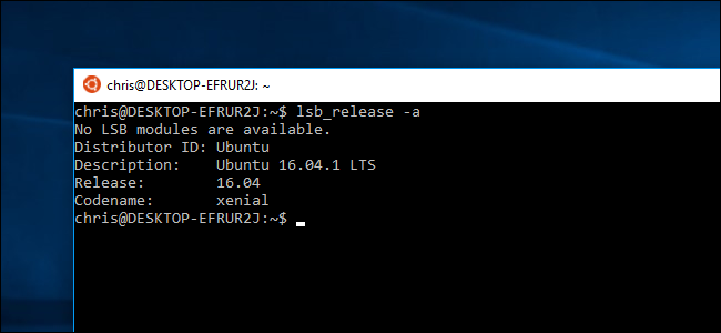 Kako posodobiti lupino Windows Bash na Ubuntu 16.04