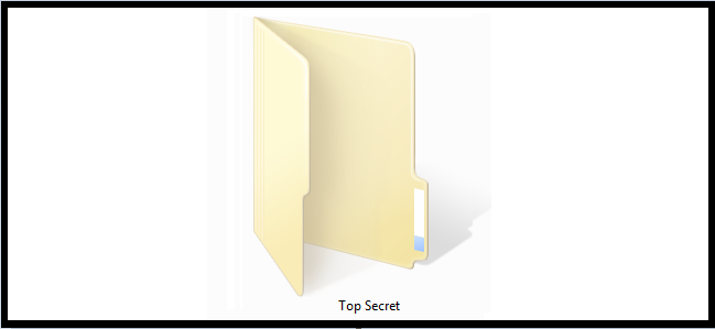Cree una carpeta súper oculta en Windows sin ningún software adicional