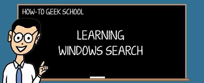 تعلم Windows Search
