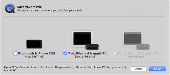 Kaip konvertuoti vaizdo įrašus „Mac“ be papildomos programinės įrangos