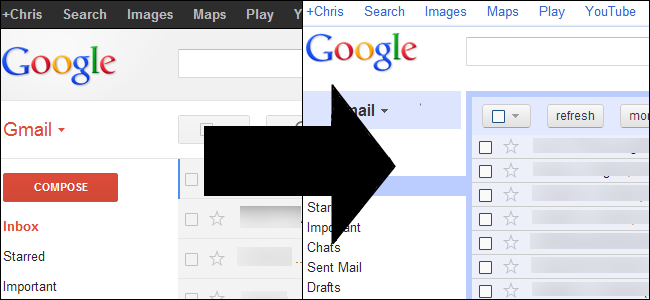 Ako získať späť pohľad na starý Gmail