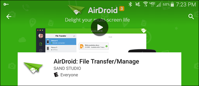 Kā kontrolēt savu Android ierīci no datora, izmantojot AirDroid