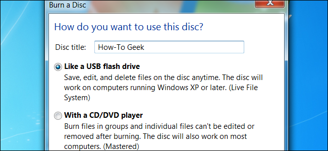 Живая файловая система и стандартные форматы дисков в Windows