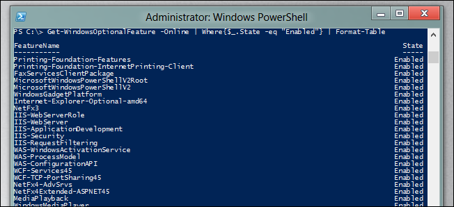 Cómo administrar las características opcionales de Windows desde PowerShell en Windows
