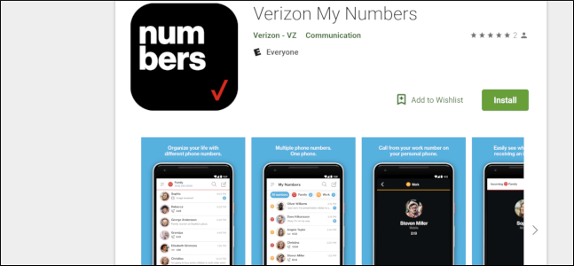 Verizon My Numbers Membolehkan Pelanggan Memiliki sehingga Lima Nombor pada Satu Peranti