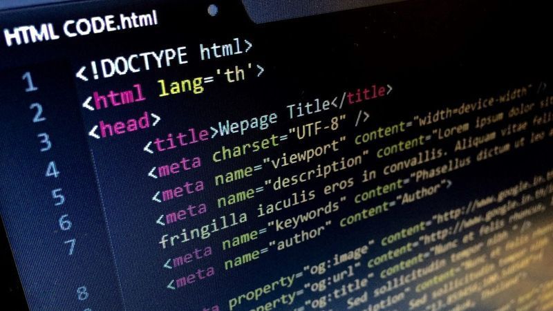 HTML — iezīmēšanas valodas piemērs.