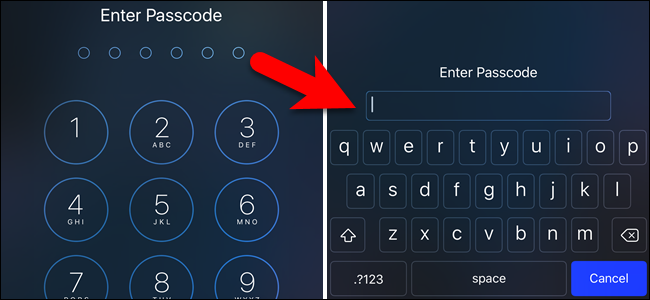 एक मजबूत, अल्फ़ान्यूमेरिक पासवर्ड के साथ अपने iOS डिवाइस को कैसे सुरक्षित रखें