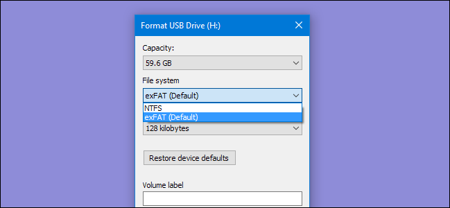 Как да форматирате USB устройства, по-големи от 32GB с FAT32 на Windows