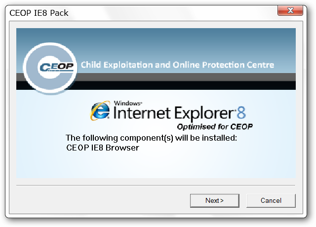 Βοηθήστε στην προστασία των παιδιών σας με τον CEOP Enhanced Internet Explorer 8