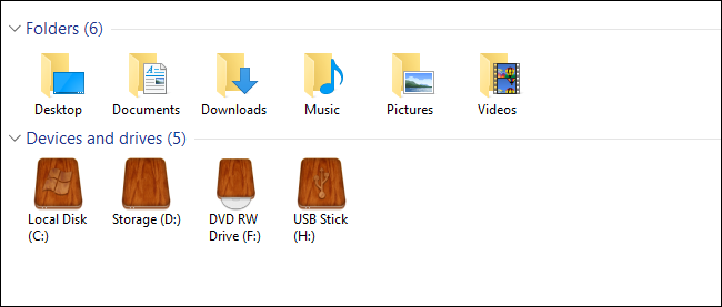 Как изменить значки дисков в Windows